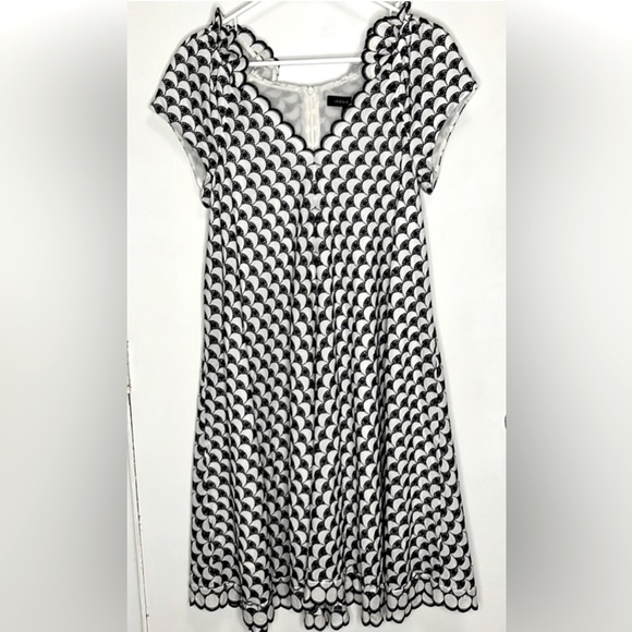 Jessie Liu black and white patterned dress - Picture 1 of 11